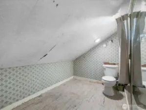 Great opportunity to convert the space into a full bathroom and add instant value.