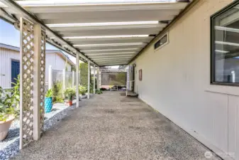 Covered patio