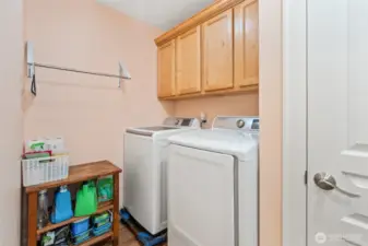 Main level utility room