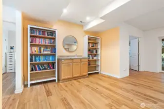Lower level wet bar