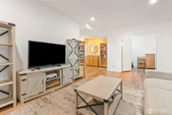 Lower level rec room