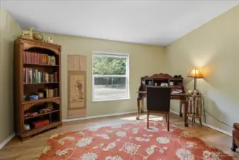 Office with french doors