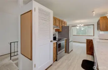 Entry into kitchen.