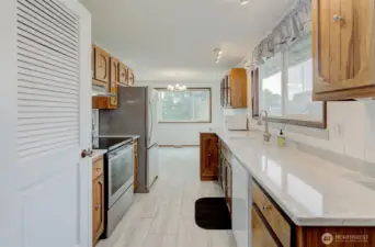 Updated countertops.