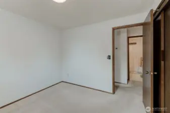 1st bedroom on main floor.