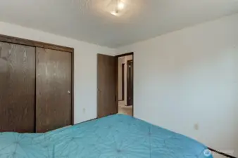 2nd bedroom on main floor with large closet.
