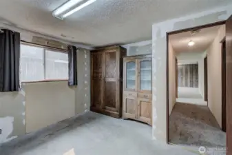 2nd room in basement with lots of natural light.
