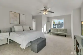 Primary Bedroom with Full Bath with Walk Closet