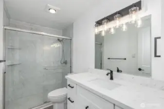 totally new bath with walk-in shower.