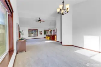 Shot from Dining into living area