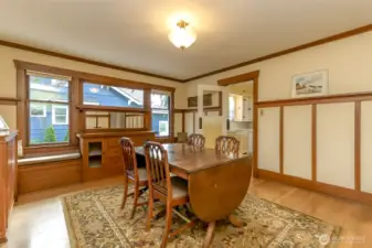 Large Dining Room off of Kitchen and Living room