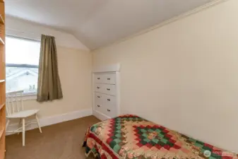 Bedroom #1 with rebuilt soft close built in dresser drawers