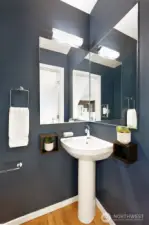 Main floor powder room