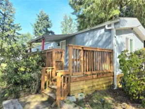 A peaceful entry that feels like home before you even step inside.