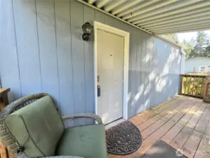 Relaxing sitting area in the patio.
