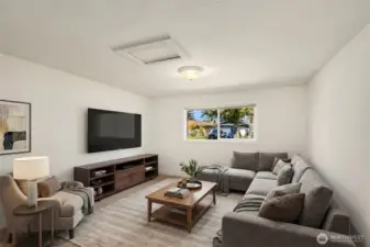 Bonus room --- this could be media gaming room, gym, home office, playroom, or 4th bedroom.  Virtually Staged