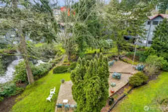 Lovely, Manicured Grounds View from the Deck