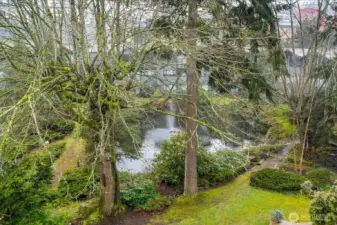 Lovely, Manicured Grounds View from the Deck