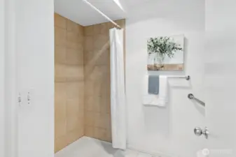 Primary bath shower