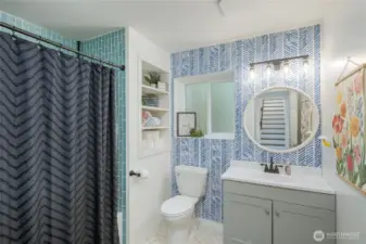 Lower full bath