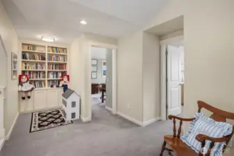 Land area on second level.