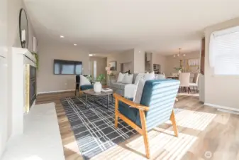 Open, inviting layout perfect for entertaining.