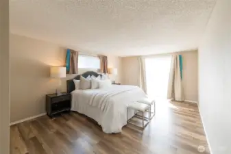 Wake up to peace and privacy in this restful primary retreat.