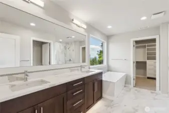 Primary bathroom. photos are for representational purposes only.  Colors and options may vary.