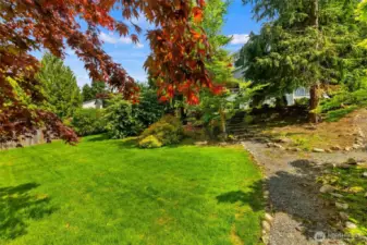 Large lot with plenty of privacy. Fully fenced, too!