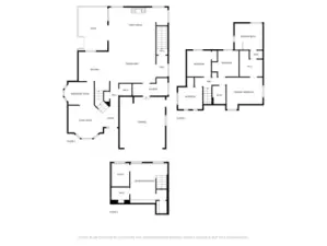 Floorplan of all 3 stories