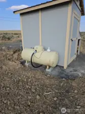Well House + 120 gallon Propane tank w/ remote reader