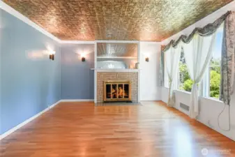 Note the tin ceilings.
