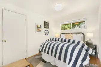 Bedroom number 2 on the main floor.