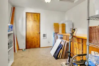 Downstairs Bonus Room-part of the Garage but built by the builder at time of original construction