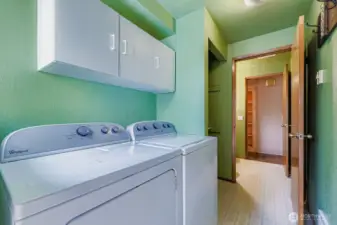 CONVENIENT LAUNDRY ROOM, ALL APPLIANCES COME WITH THE HOME.