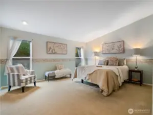 Airy and bright during the day and cozy and intimate when night falls.