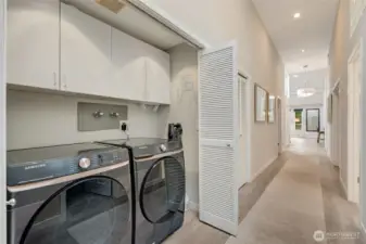 Laundry on the main floor.