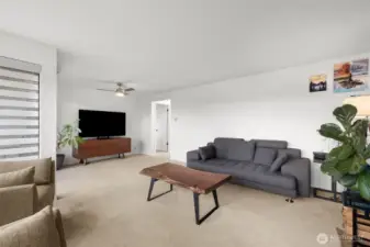 Effortless comfort meets modern style in this open living area designed for connection and calm.