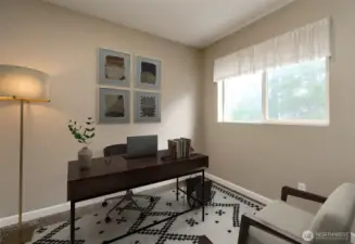 Bedroom #2 - Image virtually staged