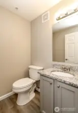 1/2 bath located on main floor.
