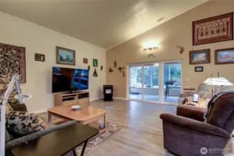 Open Plan Great room.