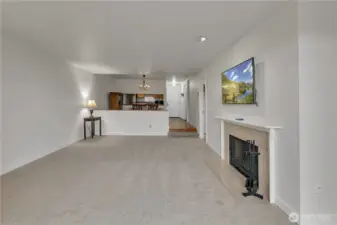 Living room view from balcony