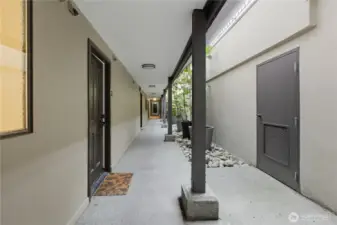 view of entry outside