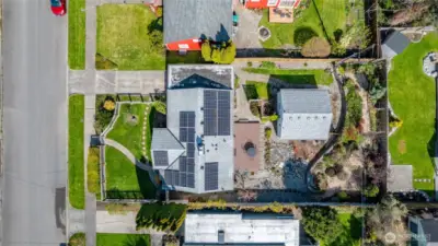 Solar powers both the main home and ADU