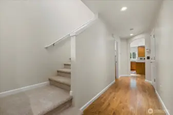 Main entry.  New carpets throughout