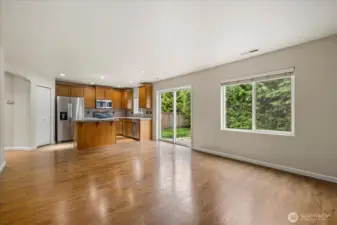 Kitchen with eating space