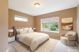 Bedroom ADU - Virtually Staged