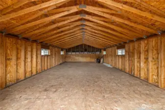 680sf unfinished space above the shop