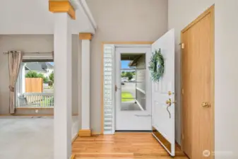 Vaulted ceilings and great room concept adds to the openness of this incredible home.