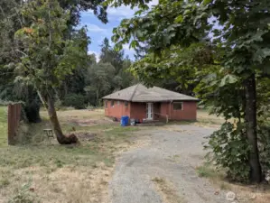 House from top of driveway